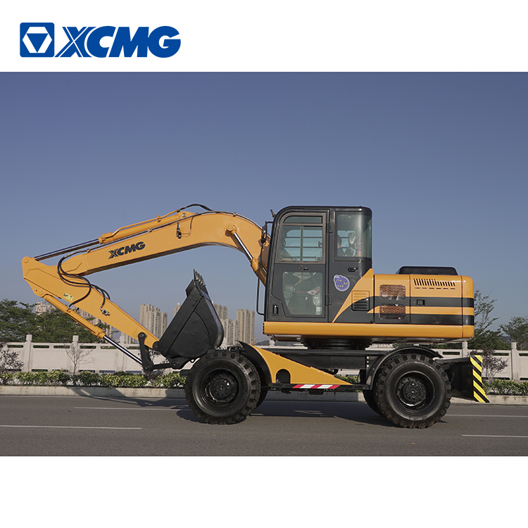 China XCMG New 15 ton Wheel Excavators XGE150W with 0.75m3 bucket